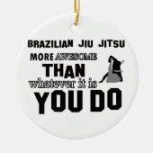 Geweldige braziliaans jitsu - ontwerp keramisch ornament (Voorkant)