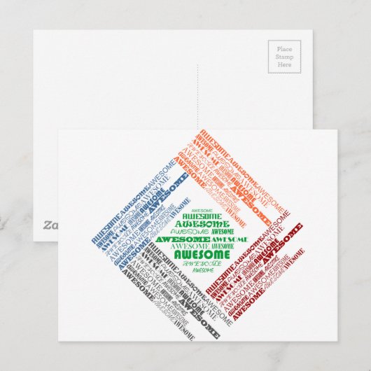 Geweldige Briefkaart (Voorkant / Achterkant)