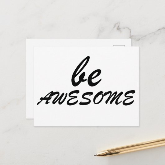 Geweldige Briefkaart (Voorkant / Achterkant in situ)