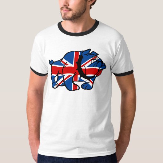 Geweldige British Bulldog T-shirt (Voorkant)