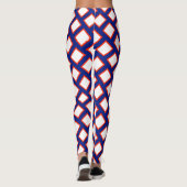 Geweldige Britse Groot-Brittannië Vlag Blokken Leg Leggings (Achterkant)