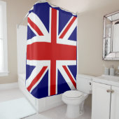 Geweldige Britse Vlag Douchegordijn (In situ)