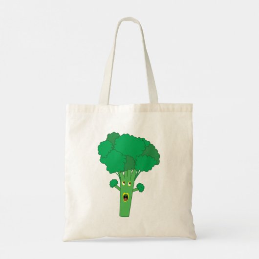 Geweldige Broccoli Funny Vegetable Tote Bag (Achterkant)