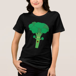 Geweldige Broccoli Funny Vegetable Tri-Blend Shirt