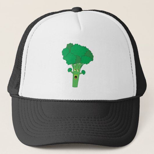 Geweldige Broccoli Funny Vegetable Trucker Pet (Voorkant)