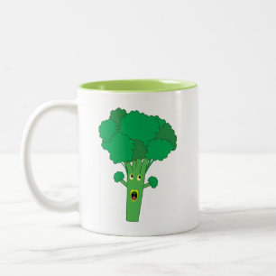 Geweldige Broccoli Funny Vegetable Tweekleurige Koffiemok