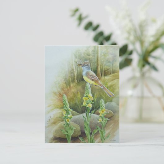 Geweldige brochure Waterverf van vliegende vlieger Briefkaart (Staand voorkant)