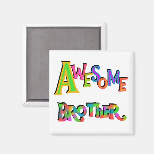 Geweldige broedert-T-shirts en cadeaus Magneet (Voorkant / Achterkant)