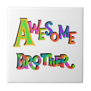 Geweldige broedert-T-shirts en cadeaus Tegeltje