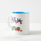 Geweldige broedert-T-shirts en cadeaus Tweekleurige Koffiemok (Voorkant links)