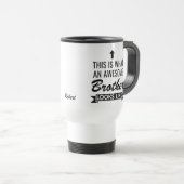 Geweldige Broer – Gepersonaliseerd Grappig Cadeau  Reisbeker (Voorkant rechts)