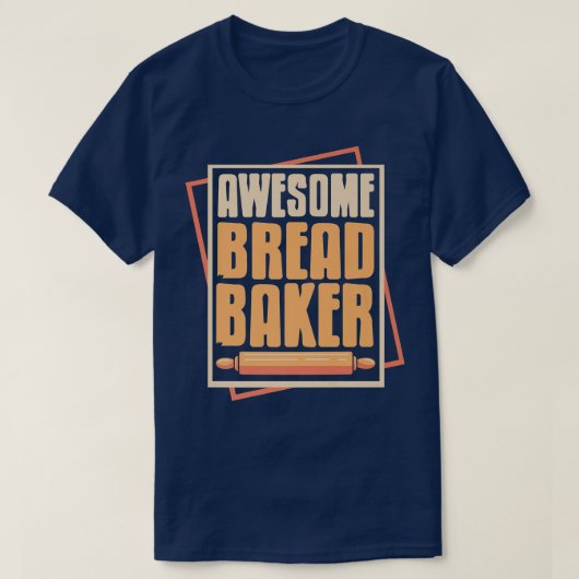 Geweldige Brood Baker Cool Baking Design Cadeau G T-shirt (Design voorkant)