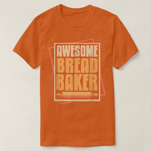 Geweldige Brood Baker Cool Baking Design Cadeau G T-shirt (Design voorkant)