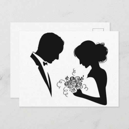 geweldige bruiloft uitnodiging briefkaart (Voorkant / Achterkant)