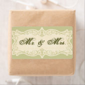 Geweldige bruiloft uitnodiging retour adres labels (Insitu)