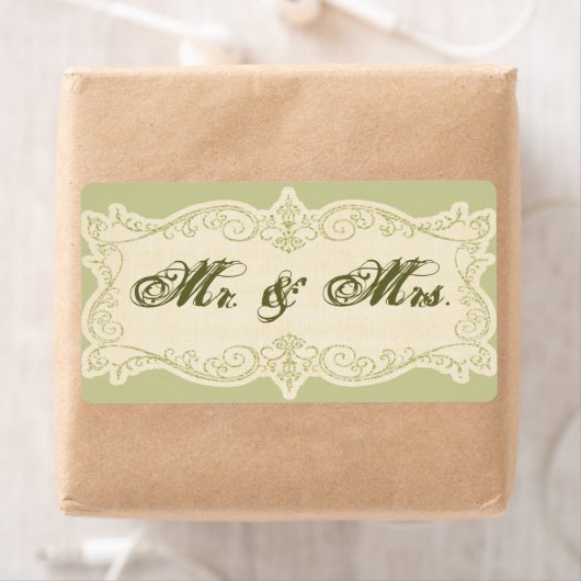 Geweldige bruiloft uitnodiging retour adres labels (Insitu)