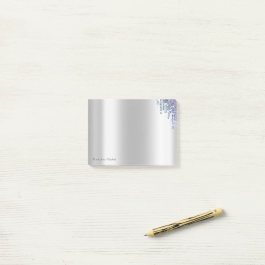 Geweldige bruisende bruidsdruppels post-it® notes (Op bureau)