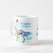 Geweldige BTG Blue Koffiemok (Voorkant links)