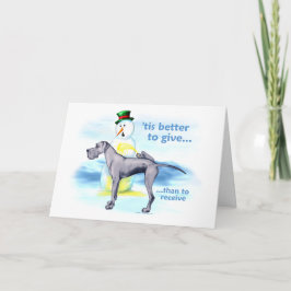 Geweldige BTG Blue UC Feestdagen Kaart