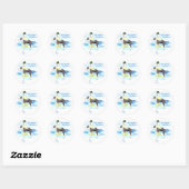 Geweldige BTG Mantle Gift-Labels Ronde Sticker (Vel)