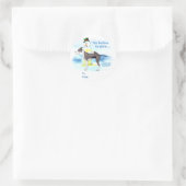 Geweldige BTG Mantle Gift-Labels Ronde Sticker (Tas)