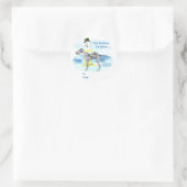 Geweldige BTG Merle UC CadeauLabels Ronde Sticker (Tas)