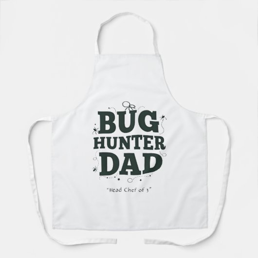 Geweldige Bug Hunter Dad Schort Keukengerei Dad Gi (Voorkant)