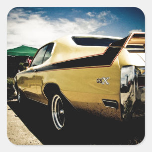 Geweldige Buick GSX-spierwagen Vierkante Sticker