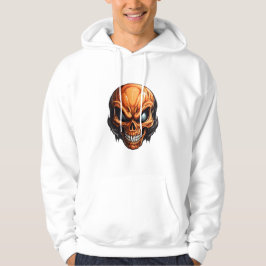 Geweldige buitenaards gezicht griezelig Cartoon bu Hoodie