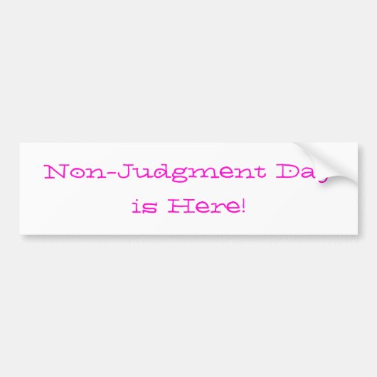 Geweldige bumpersticker! bumpersticker (Voorkant)