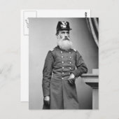 Geweldige Burgeroorlogsbaard, jaren 1860 Briefkaart (Voorkant / Achterkant)