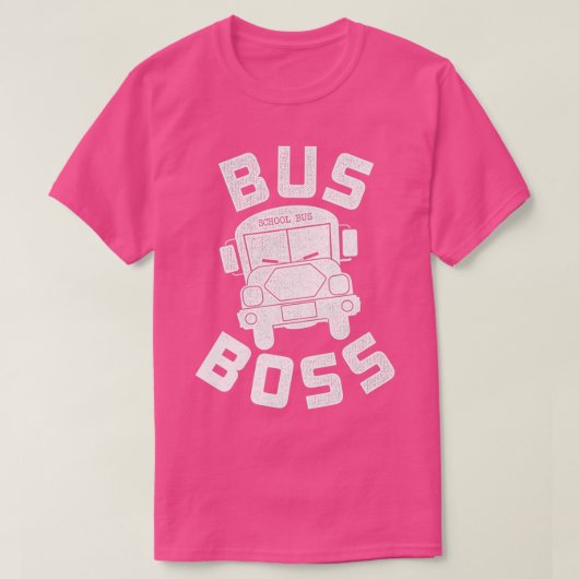 Geweldige bus driver Driving Design Quote Bus Boss T-shirt (Design voorkant)
