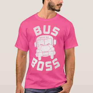 Geweldige bus driver Driving Design Quote Bus Boss T-shirt