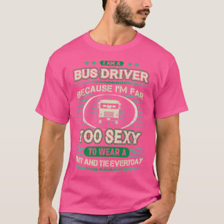 Geweldige busbestuurderscoodie t-shirt