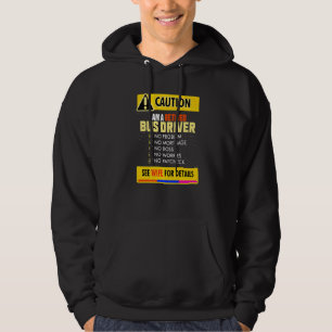 Geweldige buschauffeur zie vrouw voor meer informa hoodie