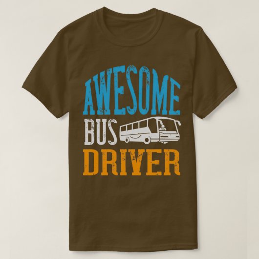 GEWELDIGE busstuurprogramma Shirt 2 (Design voorkant)