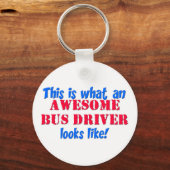 Geweldige busstuurprogramma sleutelhanger (Voorkant)
