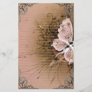 Geweldige Butterflies Pixel Art Briefpapier