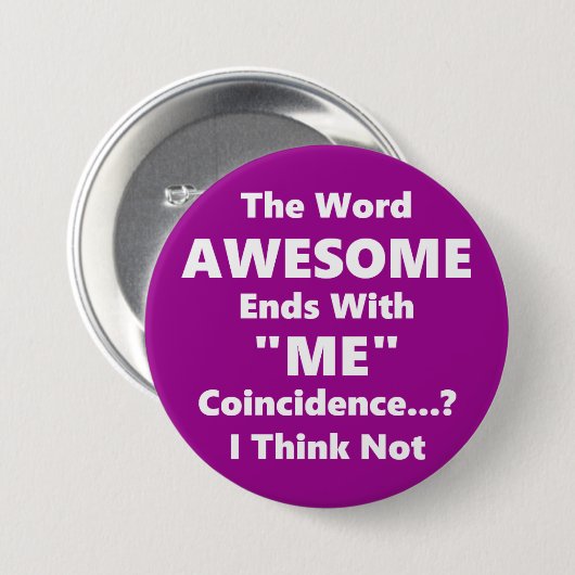 Geweldige Button (Voorkant /achterkant)