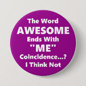 Geweldige Button (Voorkant)