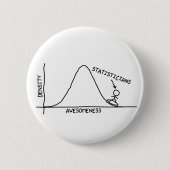 Geweldige Button van statisticus (Voorkant)