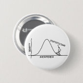 Geweldige Button van statisticus (Voorkant /achterkant)