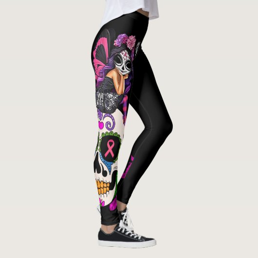 Geweldige cadeauidee voor borstkanker leggings (Rechts)