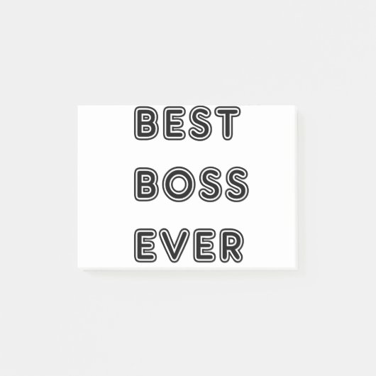 Geweldige cadeaus voor de beste baas! Verras je ba Post-it® Notes (Voorkant)