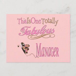 Geweldige cadeautjes voor baas briefkaart