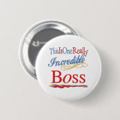 Geweldige cadeautjes voor baas ronde button 5,7 cm (Voorkant /achterkant)