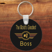 Geweldige cadeautjes voor baas sleutelhanger (Voorkant)