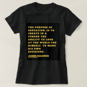 Geweldige cadeautjes voor James Baldwin T-shirt (Design voorkant)
