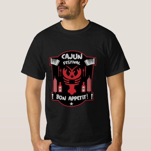Geweldige Cajun Cook T-Shirt (Voorkant)