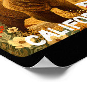 Geweldige california beer in de natuur afbeelding  poster (Hoek)